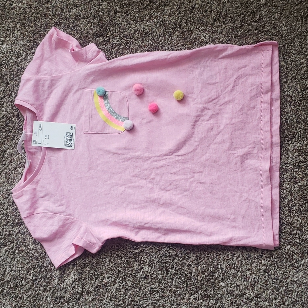 H&M rainbow tee